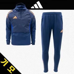 아디다스 기모 빅사이즈 트레이닝 세트 후드탑 팬츠 츄리닝