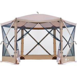 에브리 어드밴스드 팝업 가제보 스크린 하우스 텐트 캠핑용 텐트, 야외, 뒷마당, 브라운을 위한 네팅 휴대용 8-10인용 즉석 캐노피 쉘터 11.5피트 크기
