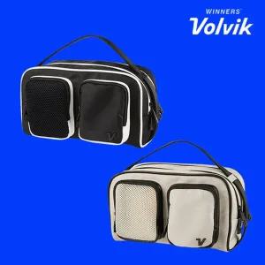 [볼빅] VBEB 퍼포먼스 2포켓 투웨이 파우치 남성 여성 골프공 가방 골프 손가방 클러치 파우치백