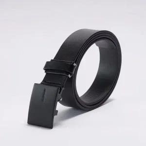 [질스튜어트ACC][길이조절가능] 블랙 버클장식 소가죽 자동벨트 JUBE5F262BK