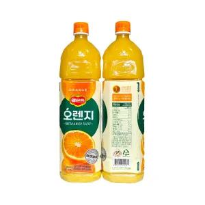 롯데칠성 델몬트 오렌지 주스 쥬스 과즙 1.5L x 12개