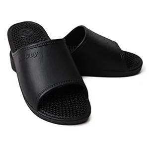 사무실슬리퍼 다용도 지압 슬리퍼 270mm 블랙 1P 거실 실내화 신발