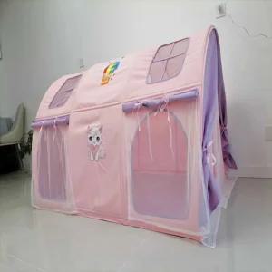 벙커 텐트 실내 블루 초등 동굴텐트 동화집 커튼