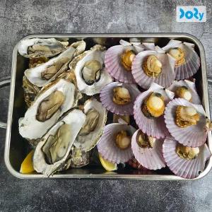 [맛도리] 국내산 제철 석화 2kg + 홍가리비 2kg 세트 가리비찜 석화찜