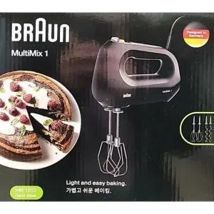 브라운 HM1010BK 블랙 멀티믹스 핸드믹서 거품 반죽기 hmnsh