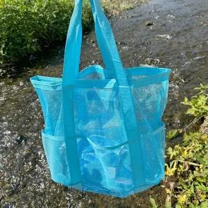 어반백 캐주얼숄더백 대형 그물가방 메쉬 비치백URB_W1203