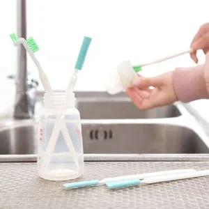 [골드스마일]주방 텀블러 젖병 틈새 세척 솔 3종 세트