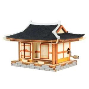 영공방 목재모형 오르골 기와집 YM862-12 프라모델 건축물 만들기 건물 조립완구