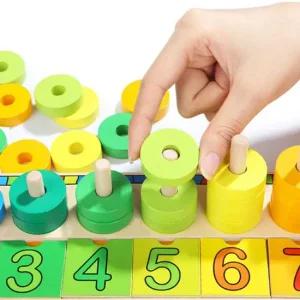 숫자퍼즐 하노이탑쌓기 퍼즐 블록 쌓기 블럭 블록 쌓기