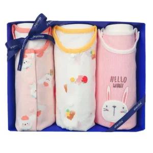 [갤러리아] (압소바출산,백일,돌,유아내의세트)도도내의(핑)+프루+7부내의세트(A1A-1038SET)