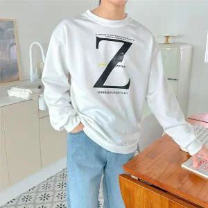 캠퍼스룩 티셔츠 커플 트렌디 캐주얼룩 봄코디