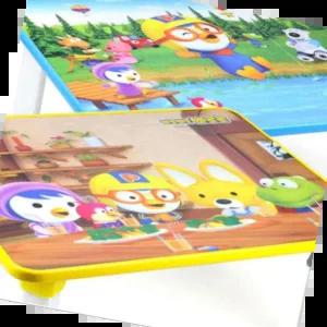 책상 유아 어린이 캐릭터 접이식 공부상 밥상 테이블