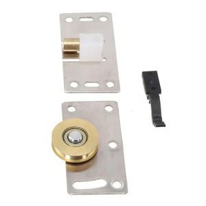 헤비 듀티 가구 하드웨어 스테인레스 스틸 슬라이딩 문짝 시스템 옷장 및 캐비닛용 구리 도르래 휠 포함