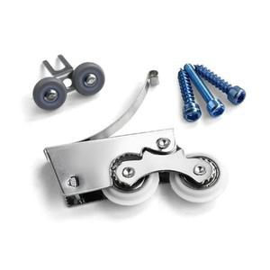 슬라이딩 문짝 롤러 더블 휠 옷장 도르래 사일런트 여닫이 캐비닛 하드웨어