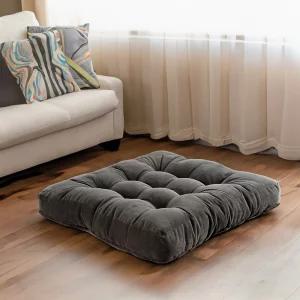 대형방석(55X55) 두꺼운방석 원형 사각 키높이 등받이 빅사이즈 큰방석