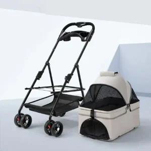 솔크로니 애견유모차 경량 폴딩 반려동물 이동장 캐리
