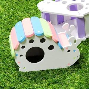 소동물 집 조립 달팽이 모양