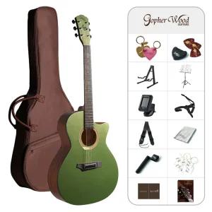 i132C 입문용 컬러 통기타 풀패키지 포레스트 글림