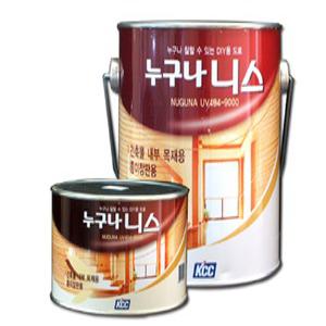 누구나 니스 1L 2L 신나필요없음/목재용/책상/리폼/마루/유광/광택/유성/페인트