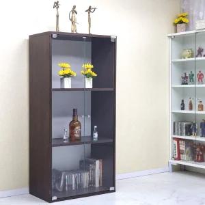 드림퍼니처 드림1200 유리문 깊이30cm 3단 수납장 4단 장식장 틈새장 소품장 피규어 진열장 공간박스 책장