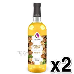 포모나 헤이즐넛향 시럽 1000ml (2병/1세트) 외 포모나시럽 모음