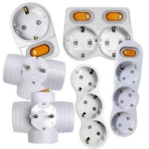 국산 멀티탭 콘센트 1구 2구 3구 T자 L자 일자 스위치형 일반형