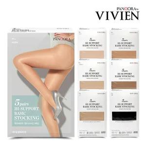 비비안 고탄력 팬티스타킹 5족 벌크