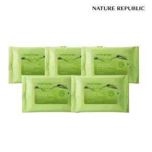 [네이처리퍼블릭] 제주 탄산 클렌징 티슈 15매 X 5 (총 75매)