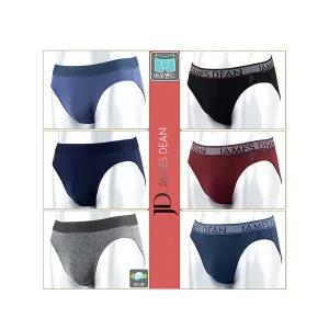 [하프클럽/좋은사람들]명품속옷 제임스딘 베이직 면스판 아웃밴드 삼각팬티 6종세트