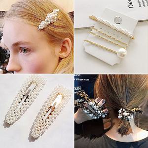 진주핀모음 헤어핀 머리핀 똑딱핀 큐빅핀 실핀