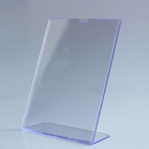 쇼케이스 A4 아크릴꽂이 L타입 세로형 POP꽂이 메뉴꽂이 안내판