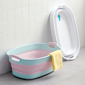 이세토 접이식 물빠짐대야/빨래대야 애견욕조 손빨래