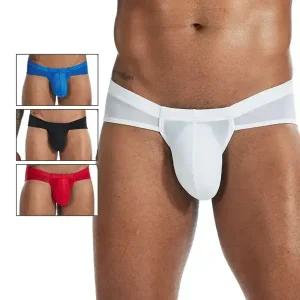 스타맨라인 남자섹시팬티 초박형 실크 남자삼각팬티