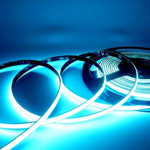 12V용 COB 슬림 면발광 LED바 아이스블루LED 10cm당(기본연결)/최장5M까지/자동차량/미등/램프/진열장