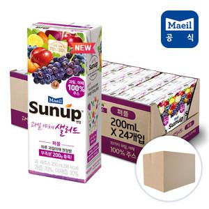 매일 썬업 과일야채샐러드 퍼플 200ml 24팩/주스