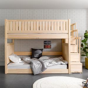 피톤치드 편백나무 원목 슈퍼싱글 분리형 2층침대