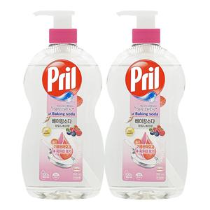 프릴 베리향 700mlx2개 용기 고농축 1종 베이킹소다 퍼실 주방세제