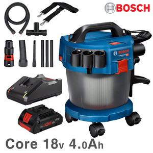 BOSCH 건습식겸용 전문가용 충전청소기 S18V-10L NEW 휠세트 (18V 프로코어 4.0Ah) 집진기/무선 진공청소기