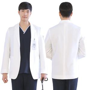 [샵피라] D0776m 하이엔드원단 의사가운 병원유니폼 실험복 영양사 한의사 치과