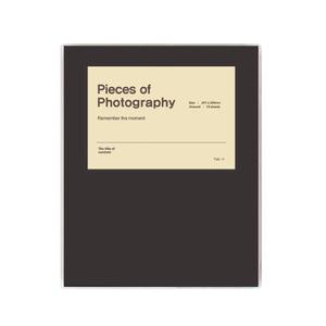 문구백서 비비드 초음파앨범 접착식 포토앨범 15매(30page)ㅣ블랙