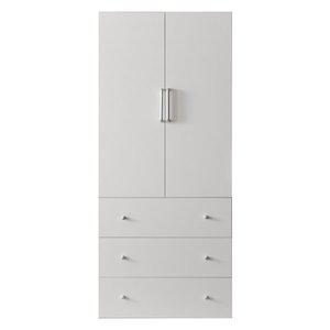 [케어퍼니처]칸트 800 3단 서랍장 싱글 원룸 틈새 낮은 미니 옷장 장농 장롱 수납장 드레스룸