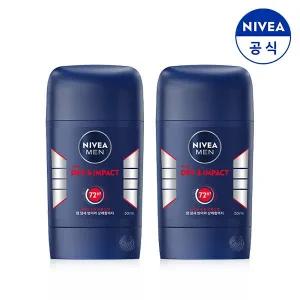 [니베아] 맨 데오드란트 스틱 드라이앤 임팩트 50mlX2개