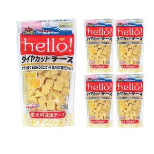 도기맨 헬로 다이아몬드 컷팅 치즈 100g X5개 강아지간식