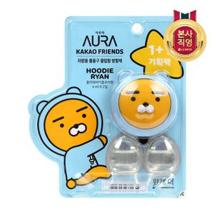 아우라 리틀카카오 차량용 통풍구 방향제 라이언 기획