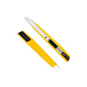 코메론 커터칼 SNB-A4F 옐로우 소형 미니 사무용 커터 박스 택배