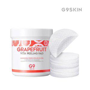 [본사직영] 지나인스킨 자몽 비타 필링 패드 100매입 대용량 올인원패드