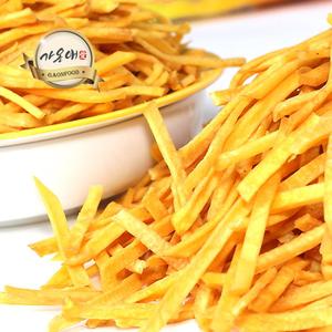 [가온애] 고구마스틱 500g / 참고구마스틱 주전부리과자 옛날과자 고구마과자 고구마튀김 간식 안주 과자