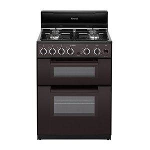 [린나이](대전신세계)[신세계대전] 린나이 참숯코팅 무수그릴 4구 가스 오븐레인지 다크 브라운 RSF-BM7...