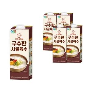 정식품 간단요리사 사골육수 950ml 4팩