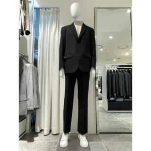[롯데백화점]맨잇슈트 맨잇슈트 오버핏 울100 캐주얼 데일리 블랙 셋업 정장 MAHC10-436BKIS일산점